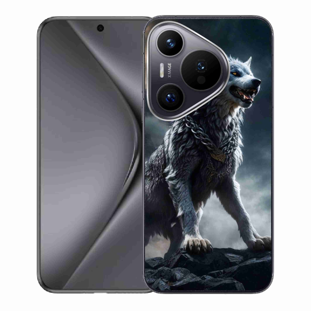 Gelový kryt mmCase na Huawei Pura 70 - vlk 1