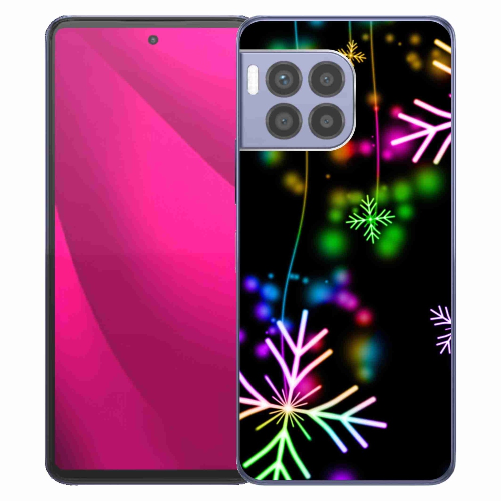 Gelový kryt mmCase na T-Mobile T Phone 2 Pro - barevné vločky