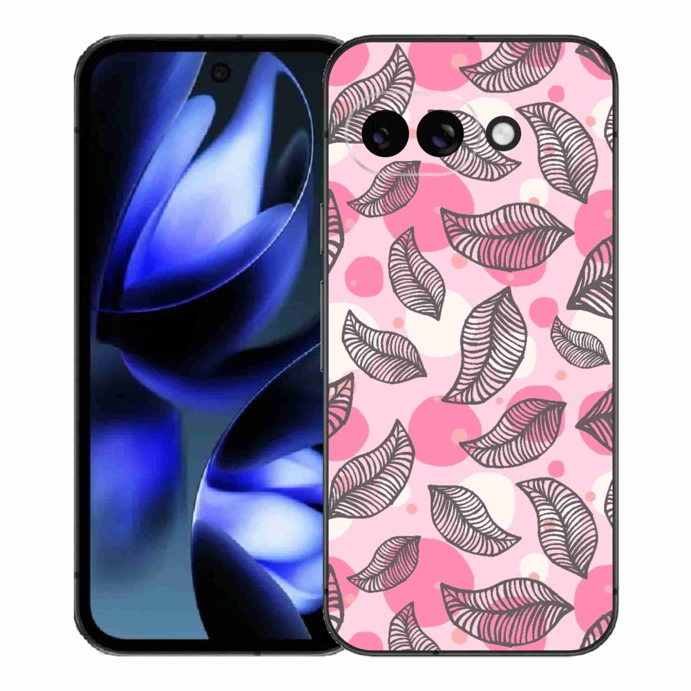 Gelový kryt mmCase na Google Pixel 9a - kreslené padající listy