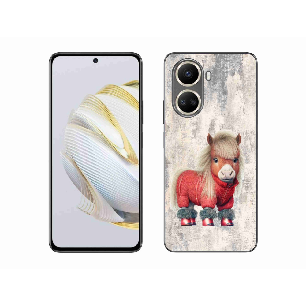 Gelový kryt mmCase na Huawei Nova 10 SE - poník ve svetru