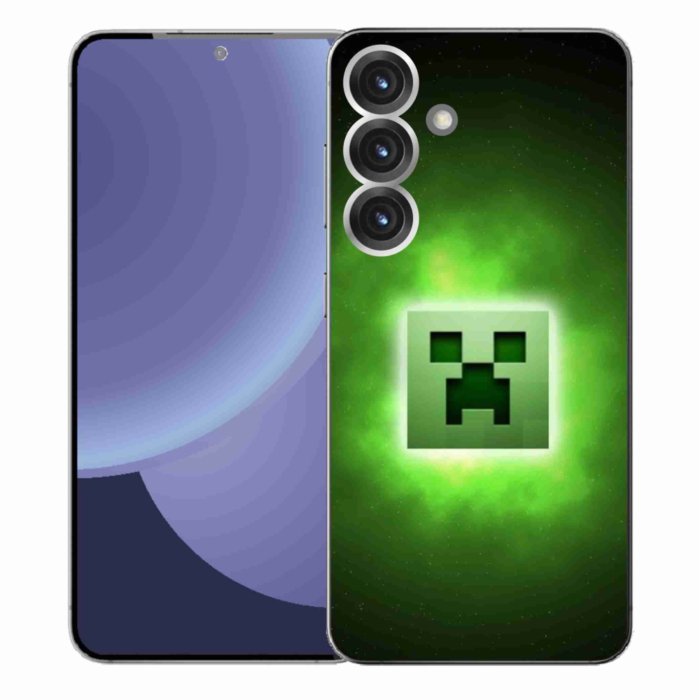 Gelový kryt mmCase na Samsung Galaxy S25+ - minecraft
