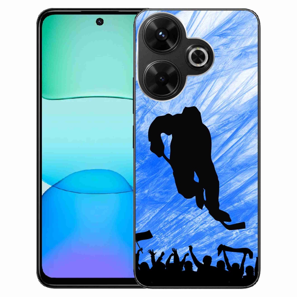 Gelový kryt mmCase na Xiaomi Redmi 13 4G/Poco M6 4G - hokejový hráč