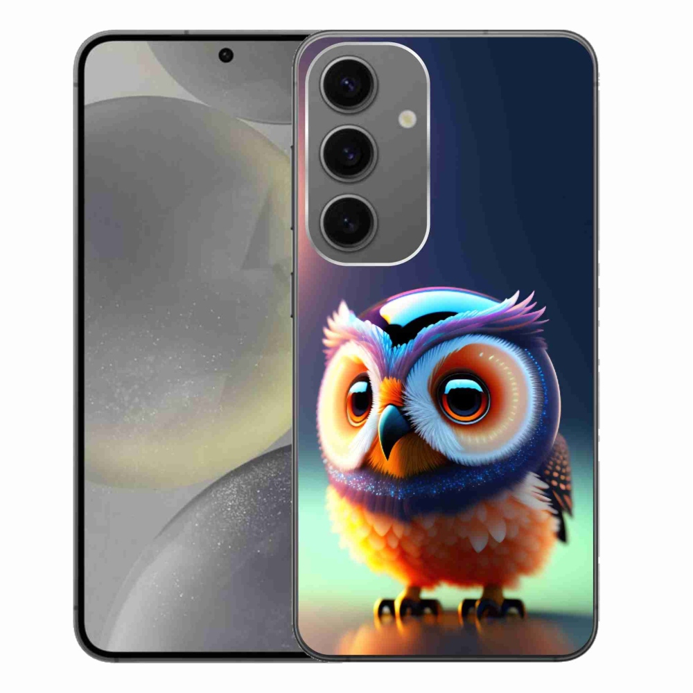 Gelový kryt mmCase na Samsung Galaxy S24+ - sovička