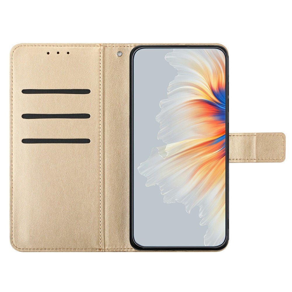 Mandala knížkové pouzdro na Xiaomi 15T Pro - zlaté
