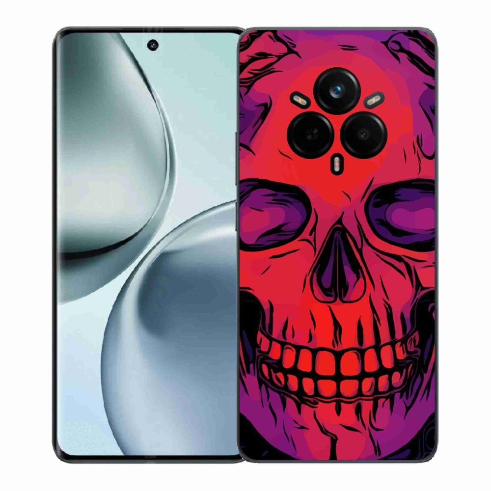 Gelový kryt mmCase na Realme 14 Pro+ 5G - lebka