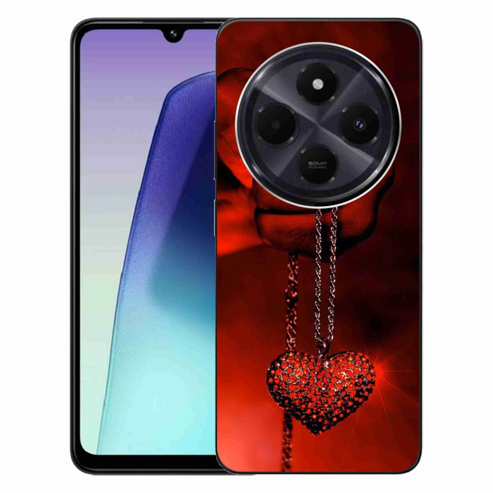 Gelový kryt mmCase na Xiaomi Redmi 14C/Poco C75 - náhrdelník