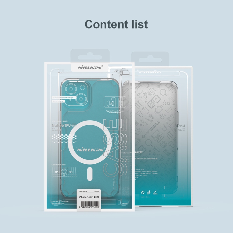 Nillkin Nature TPU PRO Magnetic Kryt pro Apple iPhone 13/14 - průhledný