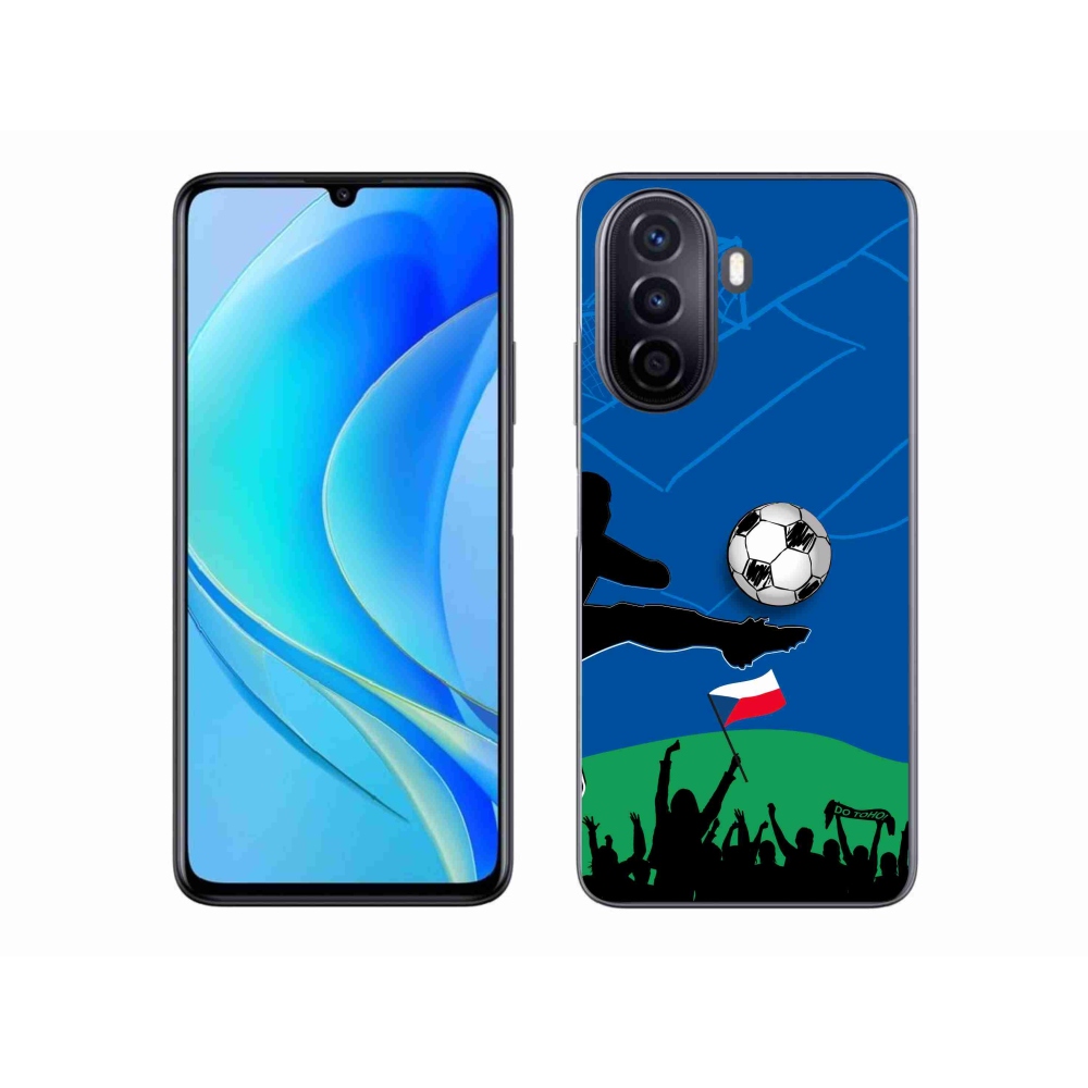 Gelový kryt mmCase na Huawei Nova Y70 - fanoušci fotbalu