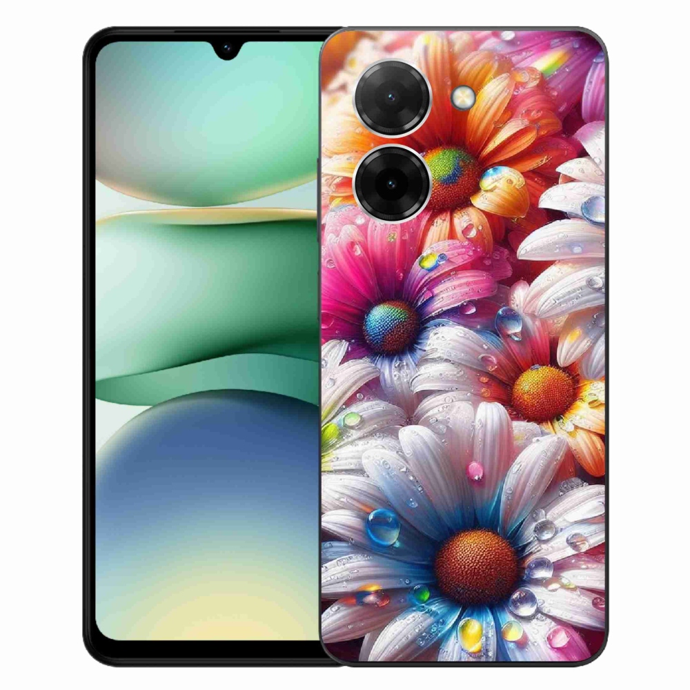 Gelový kryt mmCase na Xiaomi Redmi A5 (171.7x77.8x8.3mm) - barevné kopretiny