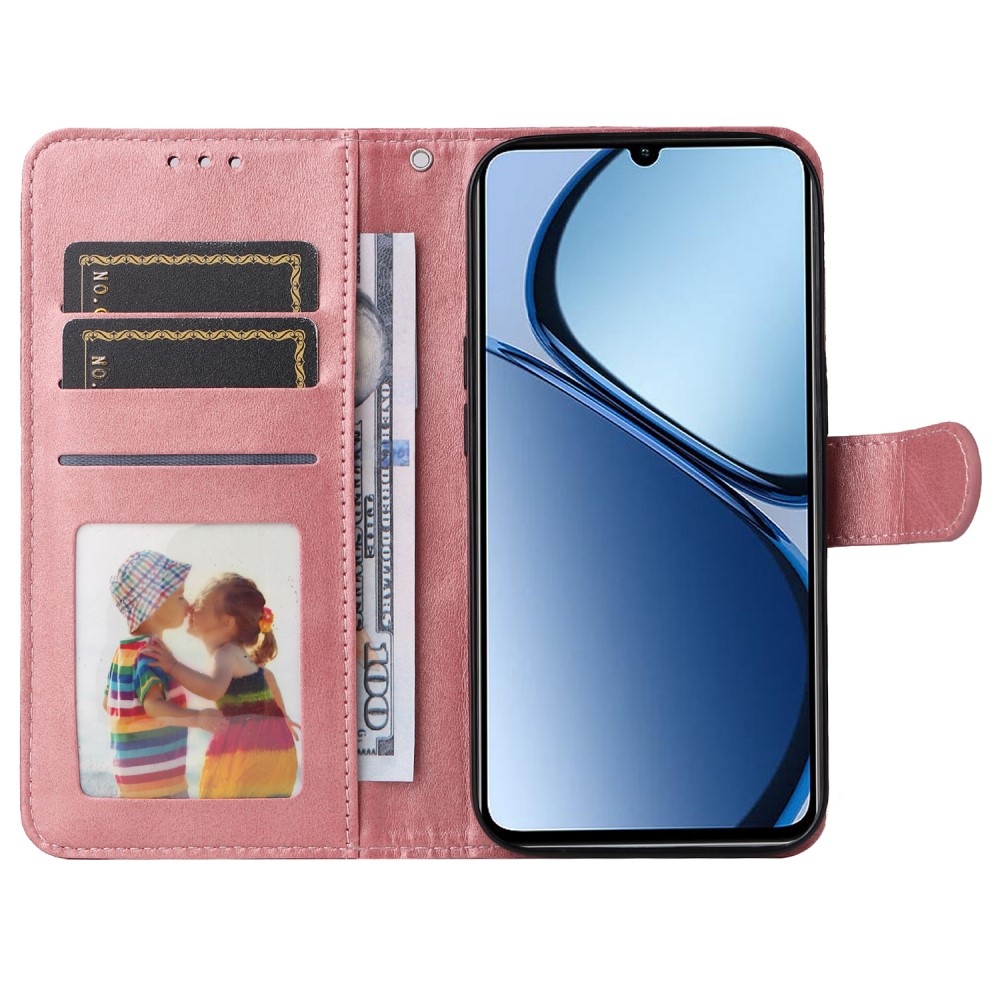 Feel knížkové pouzdro na Realme Note 60 - růžové