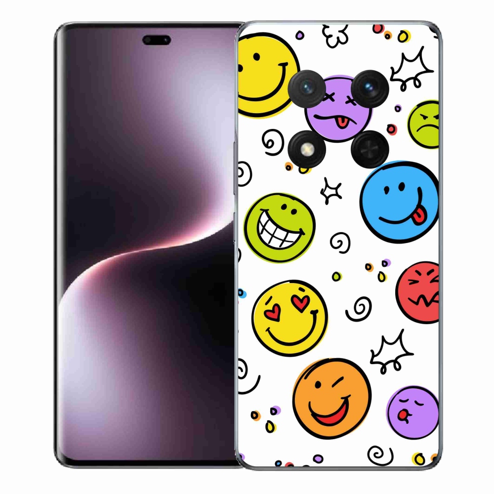 Gelový kryt mmCase na Honor Magic 7 Lite 5G - smajlíci