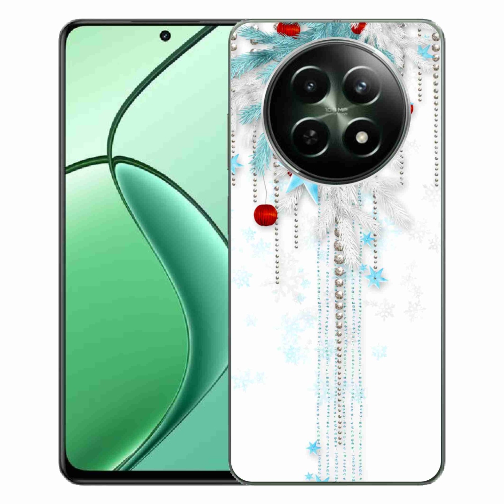 Gelový kryt mmCase na Realme 12 5G/12x 5G - vánoční ozdoby