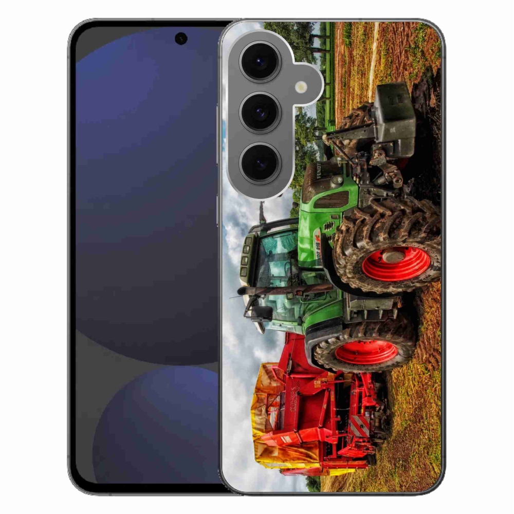 Gelový kryt mmCase na Samsung Galaxy S24 FE - traktor 4