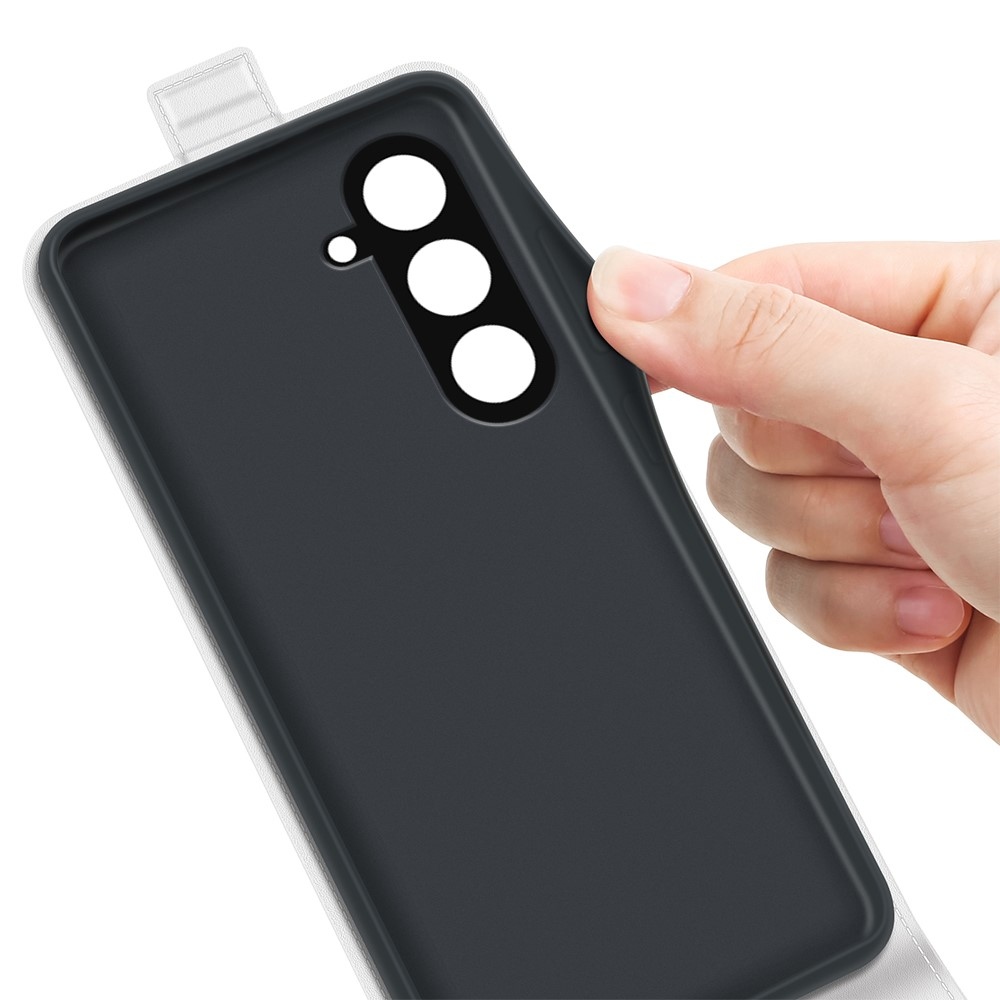 Vertical knížkové pouzdro na Samsung Galaxy S23 FE - bílé
