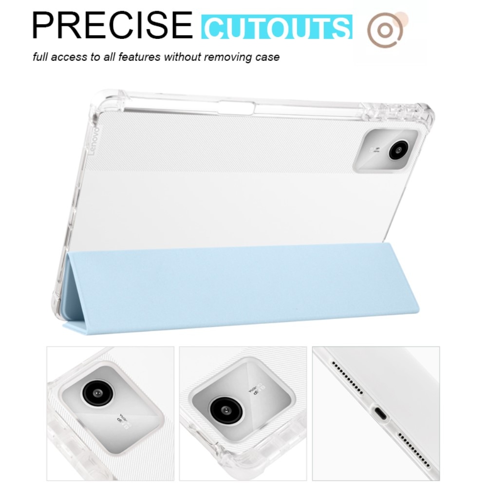 Case chytré zavírací pouzdro na Lenovo Tab M11/Tab K11 - světlemodré