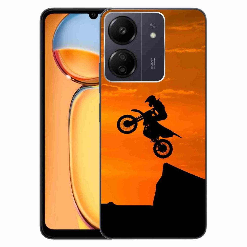 Gelový kryt mmCase na Xiaomi Poco C65/Redmi 13C - motocross