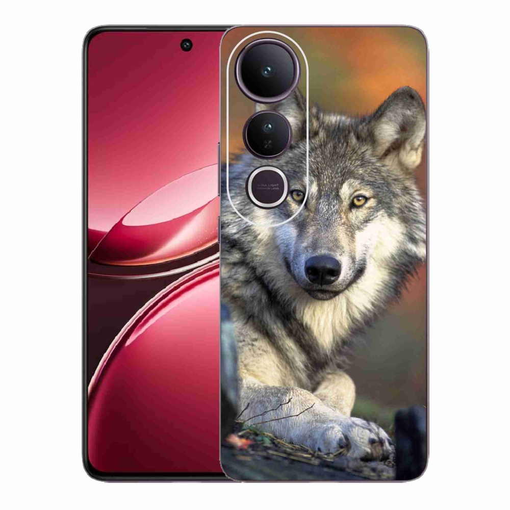 Gelový kryt mmCase na Vivo V50 Lite 4G/5G - vlk