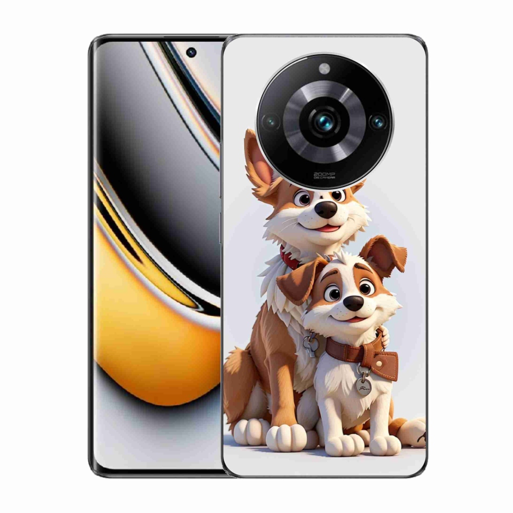 Gelový kryt mmCase na Realme 11 Pro/11 Pro+ - kreslení psi