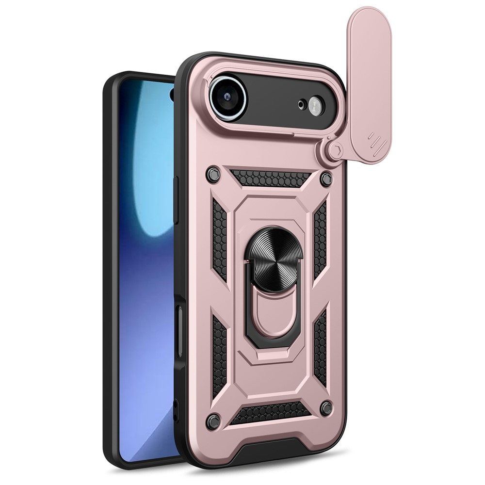 Ring odolný kryt na iPhone 17 Air - růžovozlatý