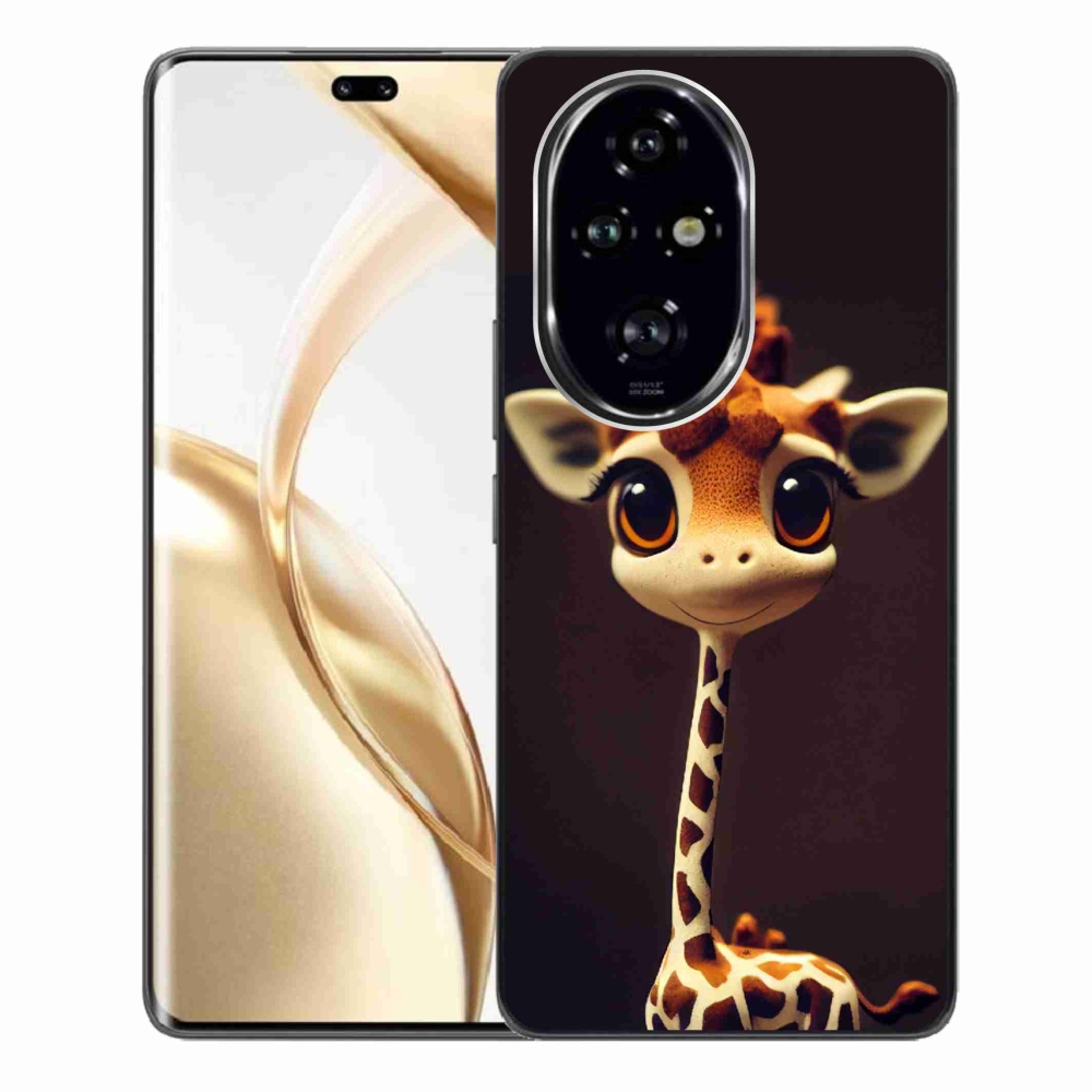 Gelový kryt mmCase na Honor 200 Pro 5G - malá žirafa