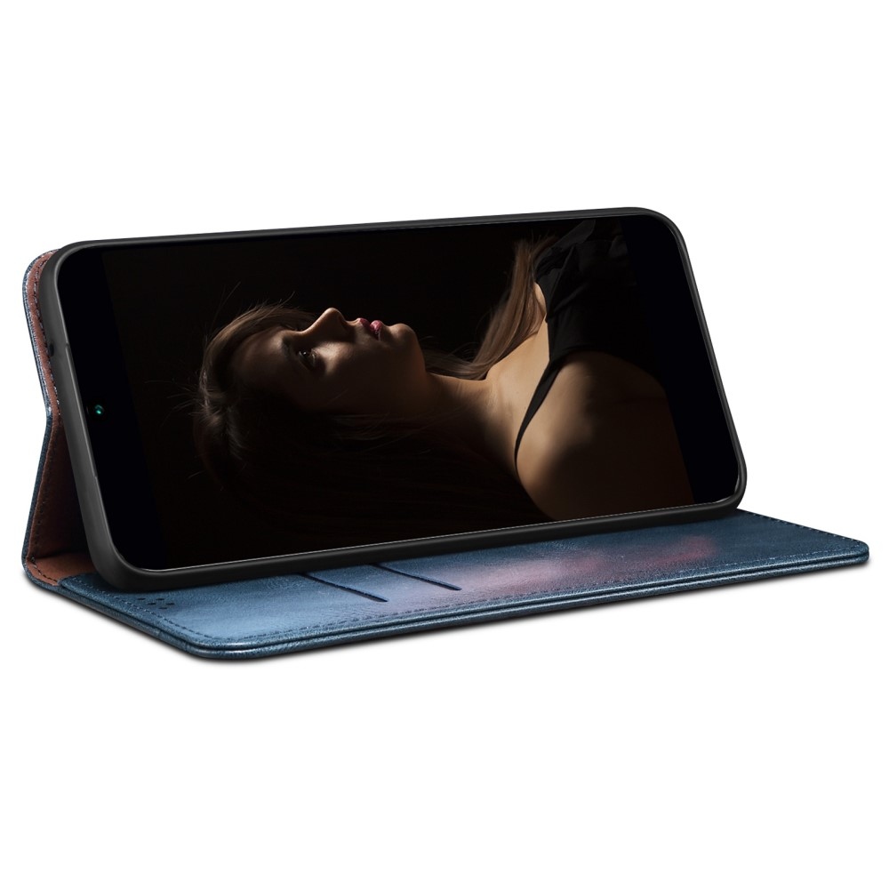 Waxy knížkové pouzdro na Xiaomi 15 Ultra - modré