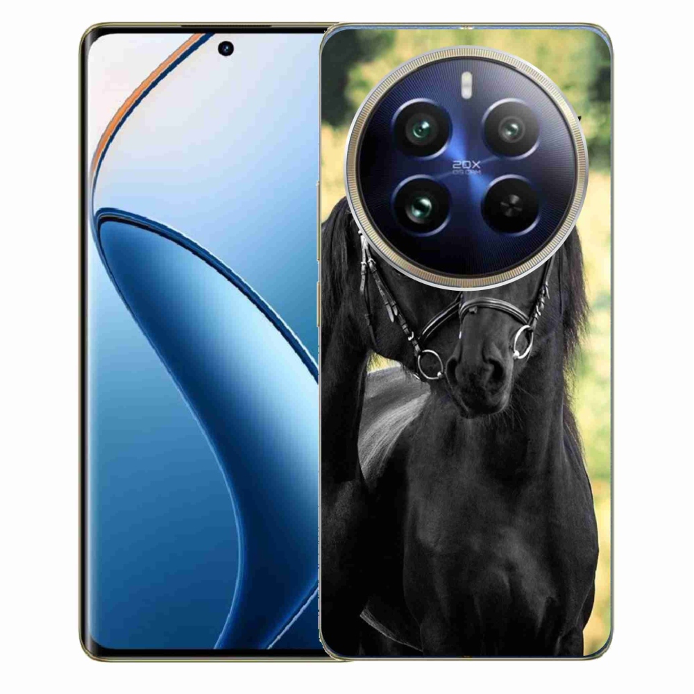 Gelový kryt mmCase na Realme 12 Pro 5G/12 Pro+ 5G - dva černí koně