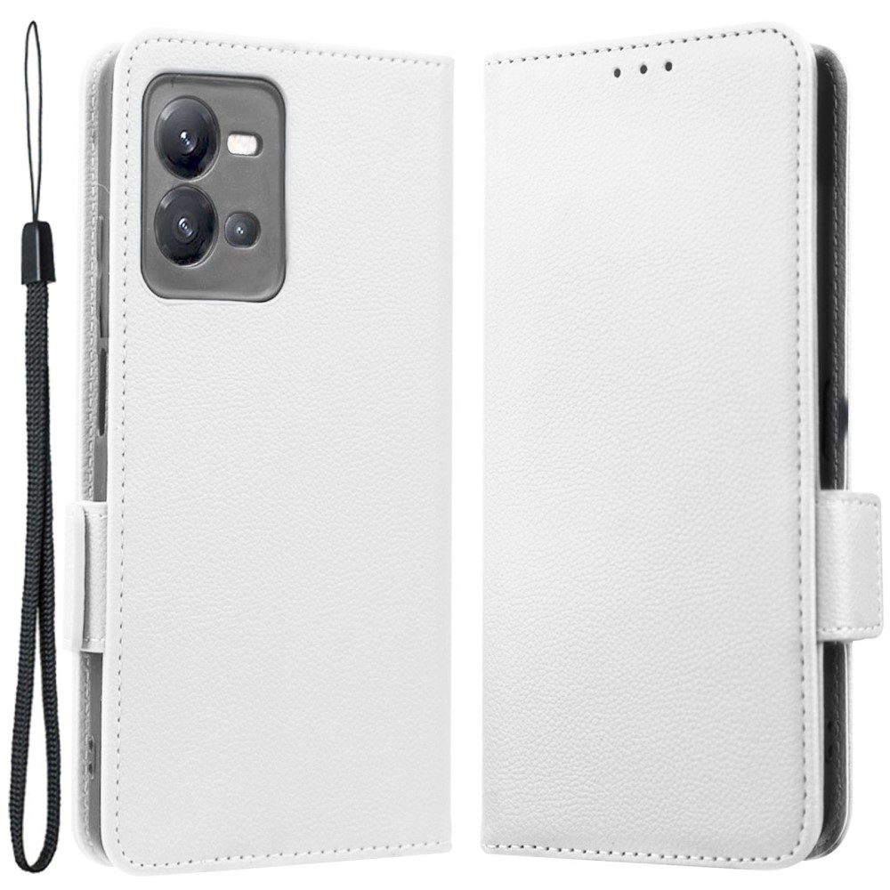 Wallet knížkové pouzdro na Vivo X80 Lite - bílé