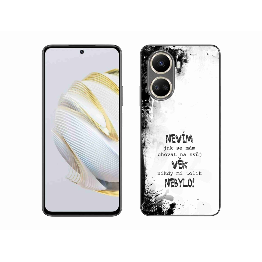 Gelový kryt mmCase na Huawei Nova 10 SE - vtipný text 14 bílé pozadí