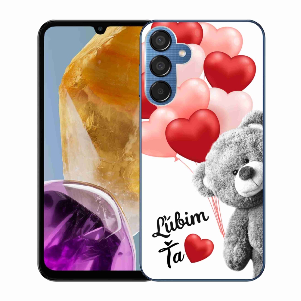 Gelový obal mmCase na Samsung Galaxy M15 5G - ľúbim ťa sk