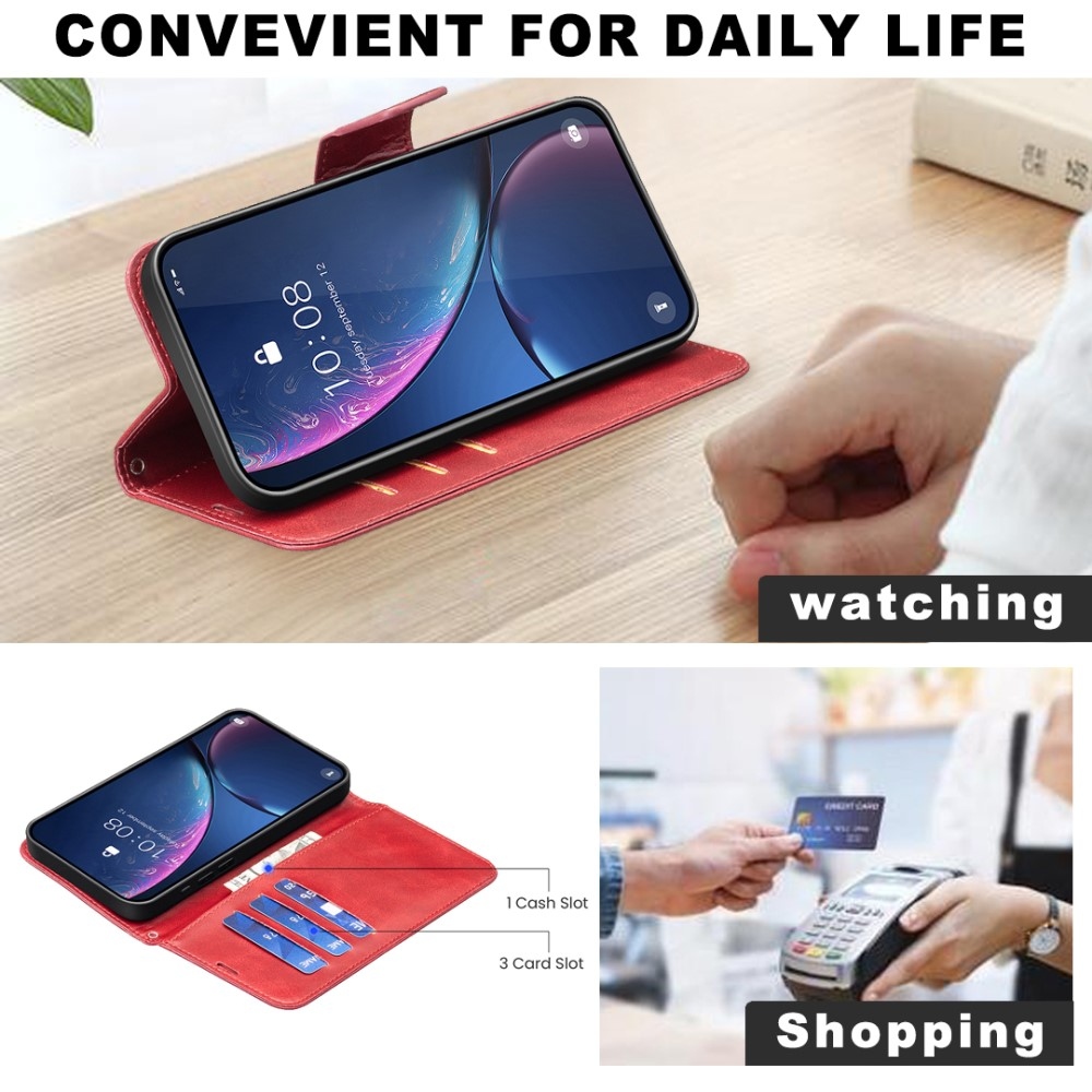 Case knížkové pouzdro na Samsung Galaxy S25 Edge - červené