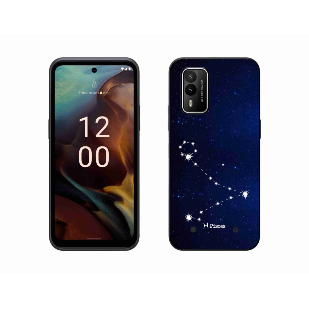 Gelový kryt mmCase na Nokia XR21 - souhvězdí Ryby