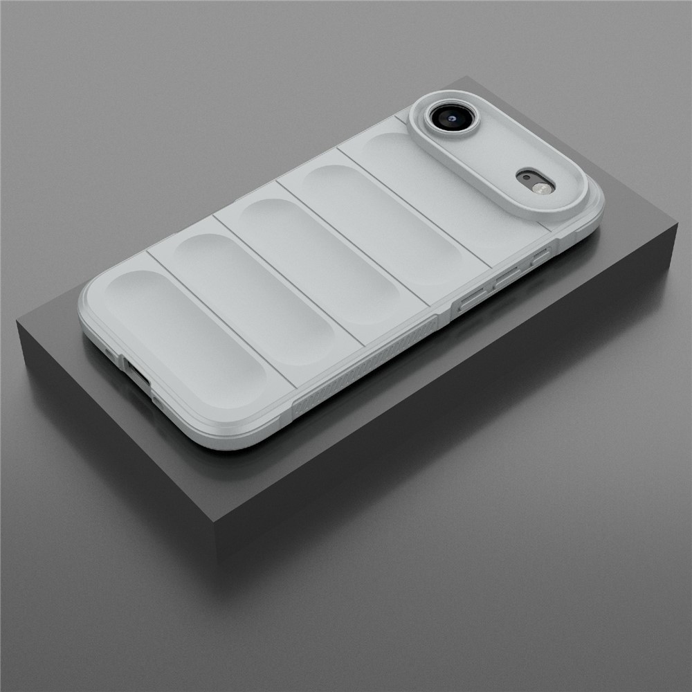 Rugg odolný gelový obal na iPhone 17 Air - světlešedý