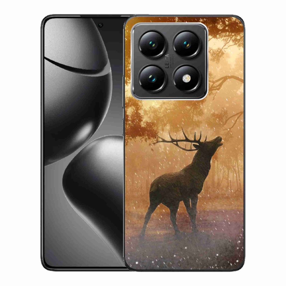 Gelový kryt mmCase na Xiaomi 14T - jelen v říji