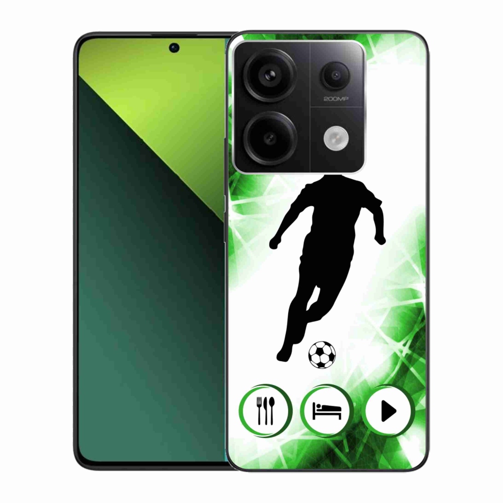 Gelový kryt mmCase na Xiaomi Redmi Note 13 Pro 5G/Poco X6 5G - fotbalista