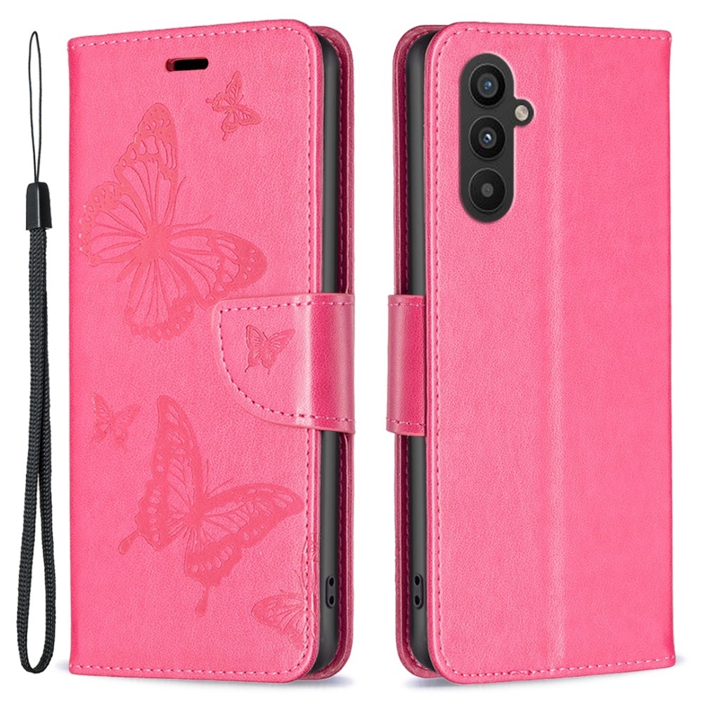Butterfly knížkové pouzdro na Samsung Galaxy A25 5G - rose