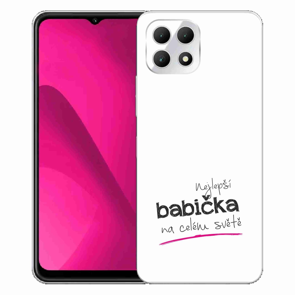 Gelový kryt mmCase na T-Mobile T Phone 2 - nejlepší babička 4 bílé pozadí