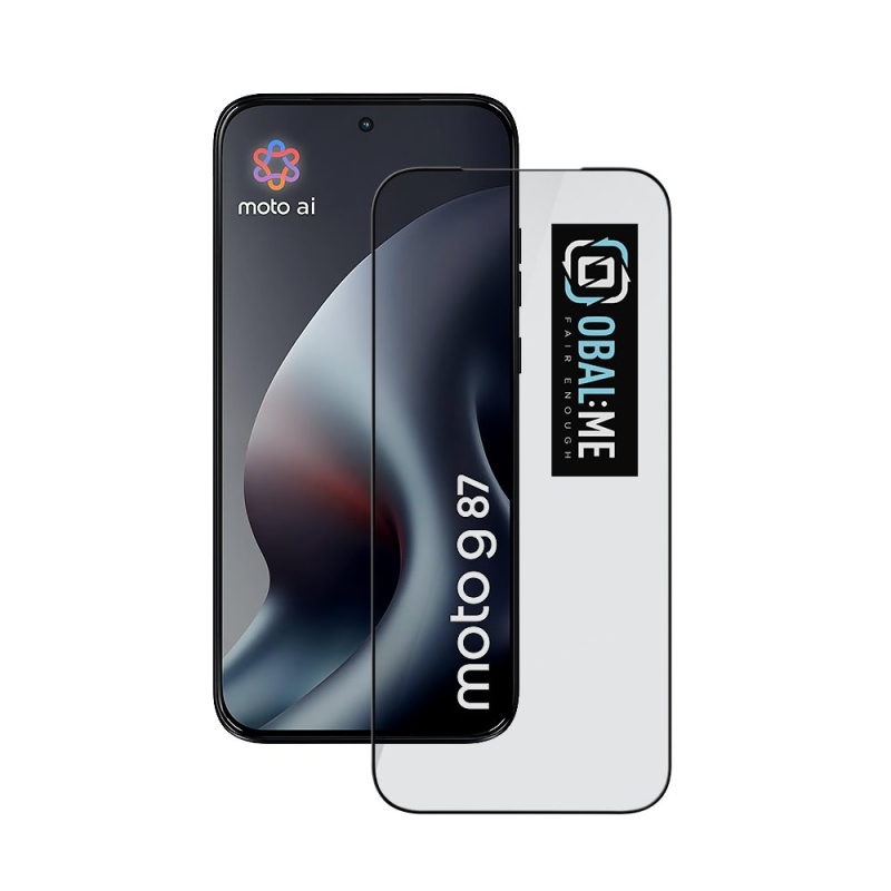 OBAL:ME 5D Tvrzené Sklo pro Motorola G87 Black 