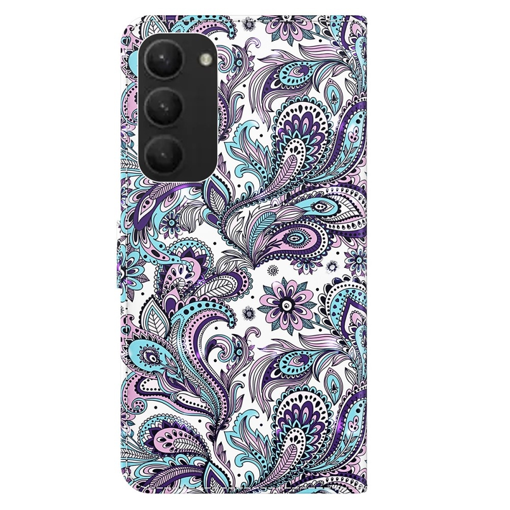 Print knížkové pouzdro na Samsung Galaxy S24+ - kašmírový vzor