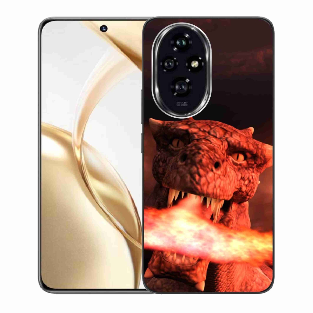Gelový kryt mmCase na Honor 200 5G - drak