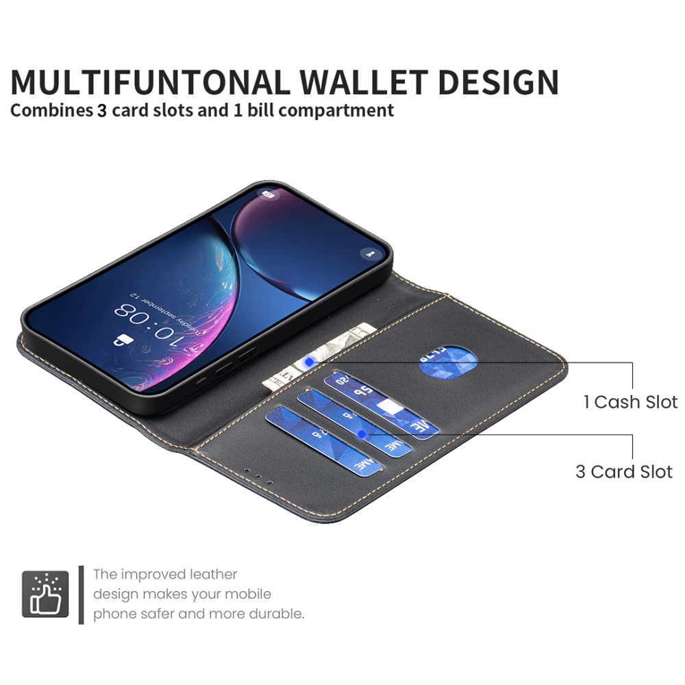 BNF knížkové pouzdro na iPhone 17 Pro Max - černé