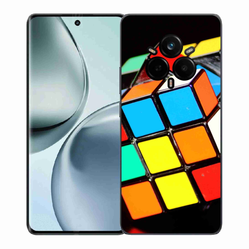 Gelový kryt mmCase na Realme 14 Pro+ 5G - rubikova kostka