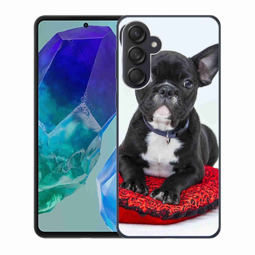 Gelový obal mmCase na Samsung Galaxy M55 5G - buldok