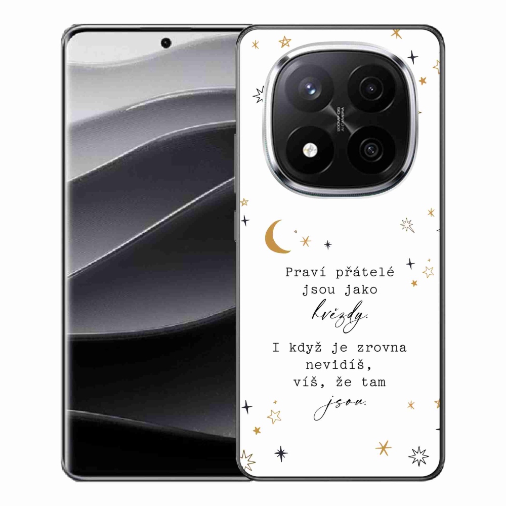 Gelový kryt mmCase na Xiaomi Redmi Note 14 Pro+ 5G - citát 6 bílé pozadí