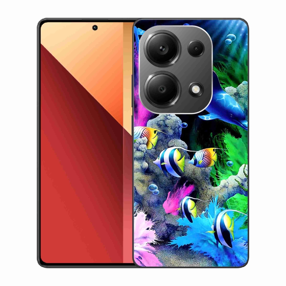 Gelový obal mmCase na Xiaomi Redmi Note 13 Pro 4G/Poco M6 Pro - mořský svět