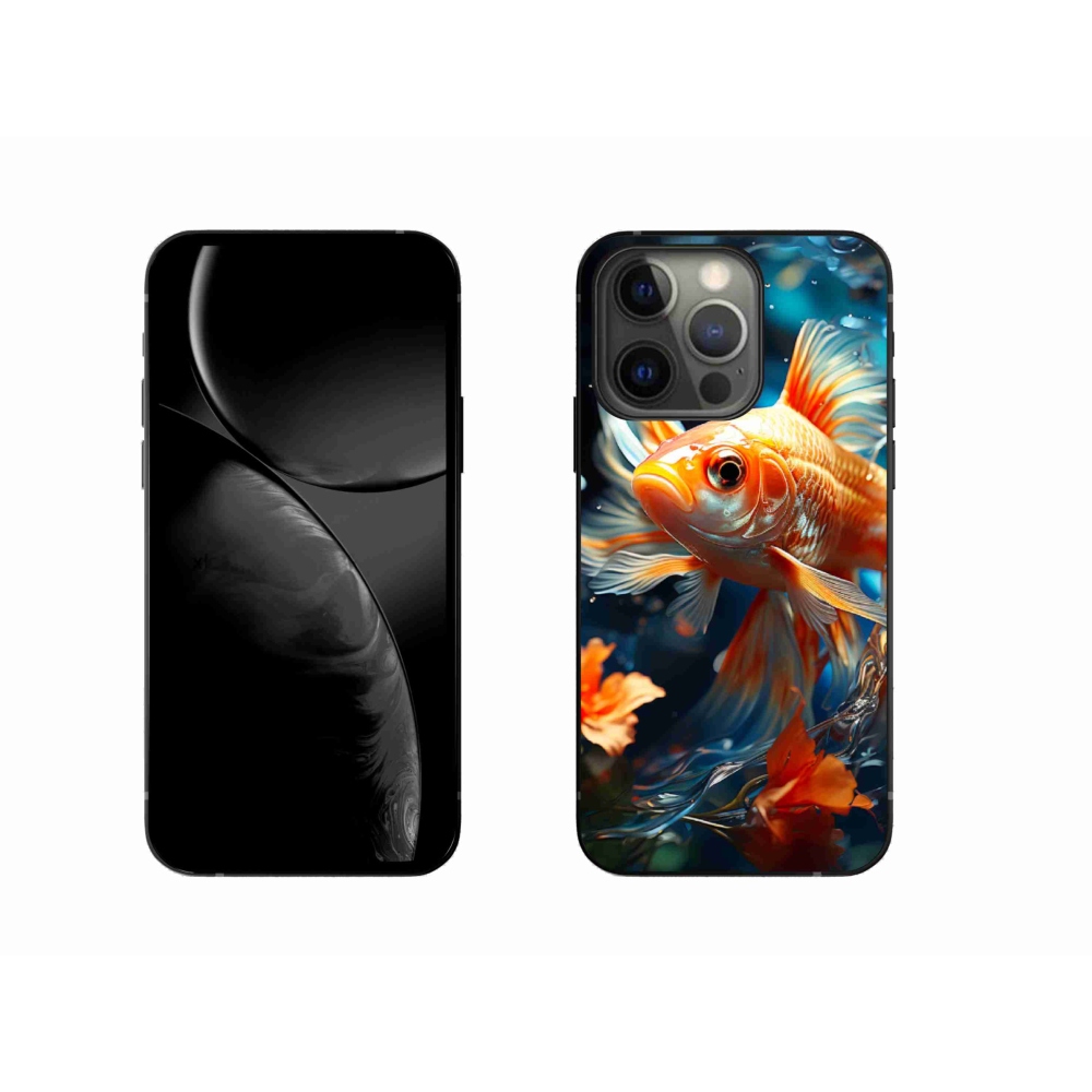 Gelový kryt mmCase na iPhone 13 Pro - rybka