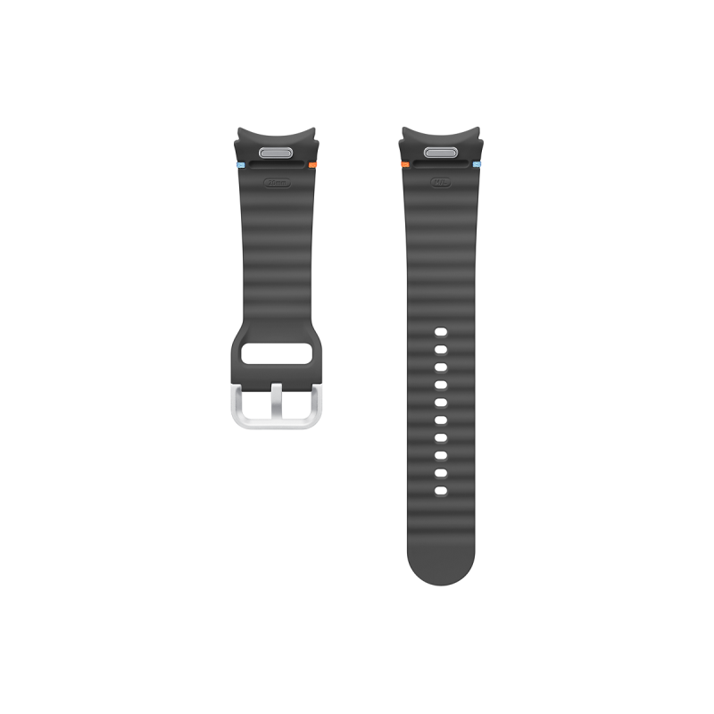 ET-SNL31LBE Samsung Galaxy Watch 4/5/6/7 Sportovní Řemínek 20mm M/L Dark Gray