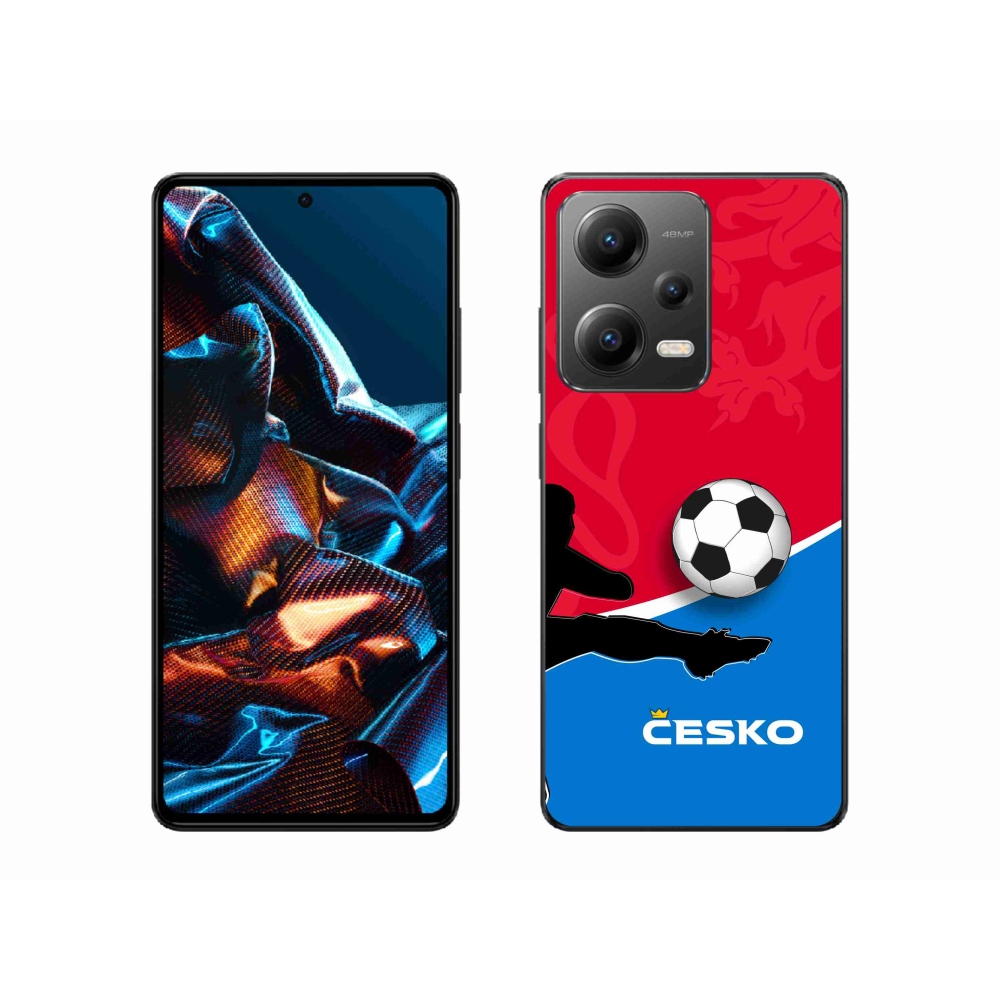 Gelový kryt mmCase na Xiaomi Redmi Note 12 Pro 5G - fotbal Česko 2