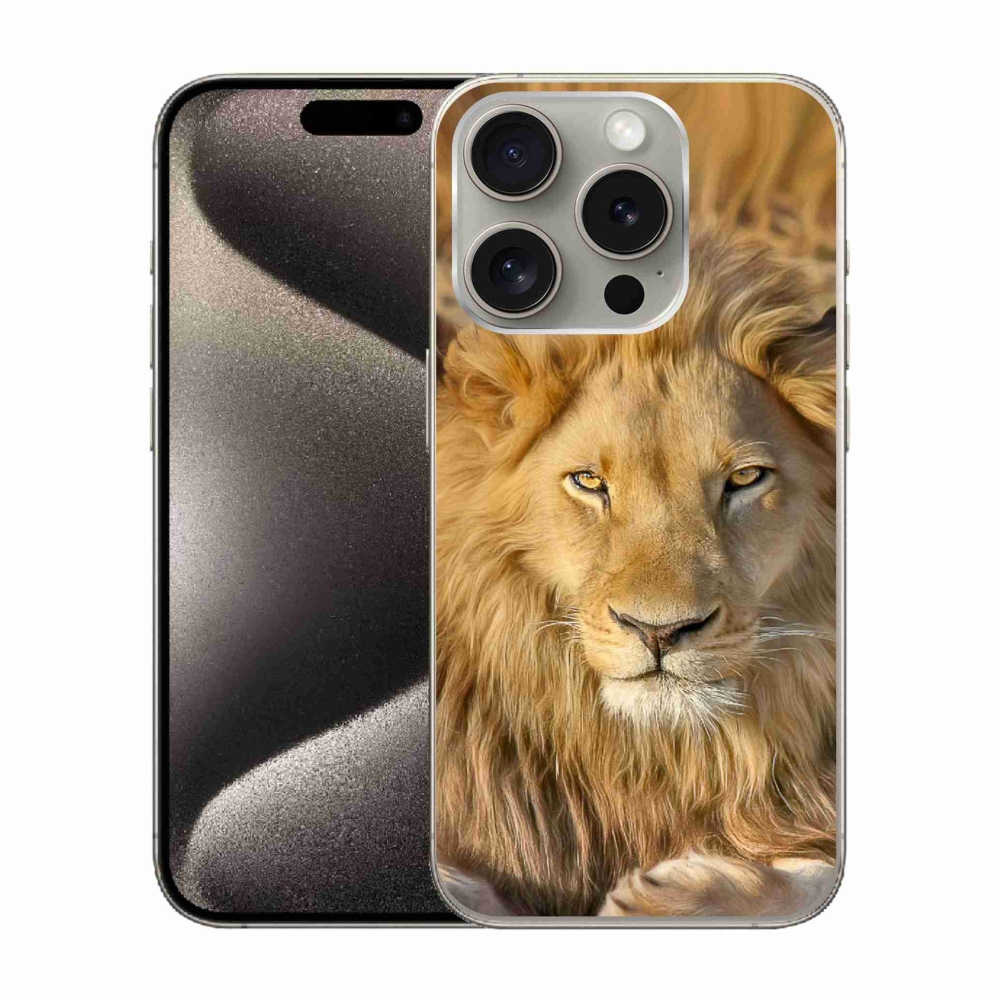 Gelový kryt mmCase na iPhone 15 Pro - lev 2