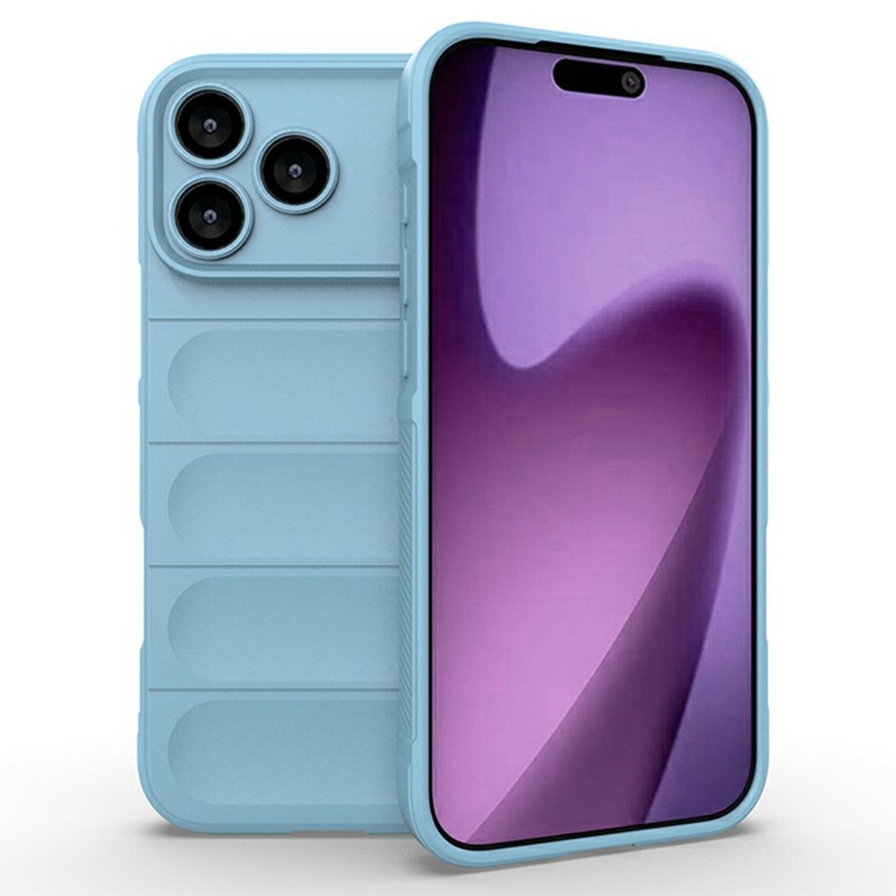 Rugg odolný gelový obal na iPhone 17 Pro Max - světlemodrý