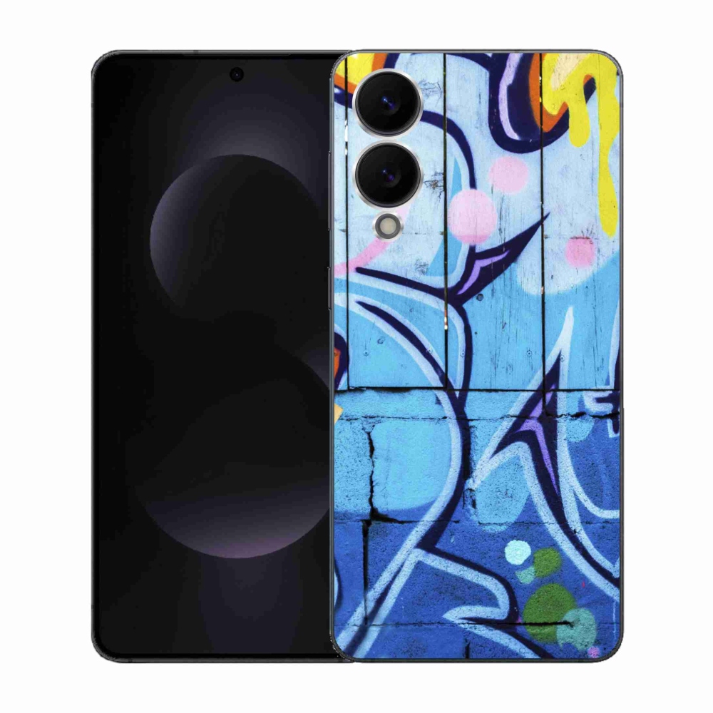 Gelový kryt mmCase na Samsung Galaxy S25 Edge - graffiti